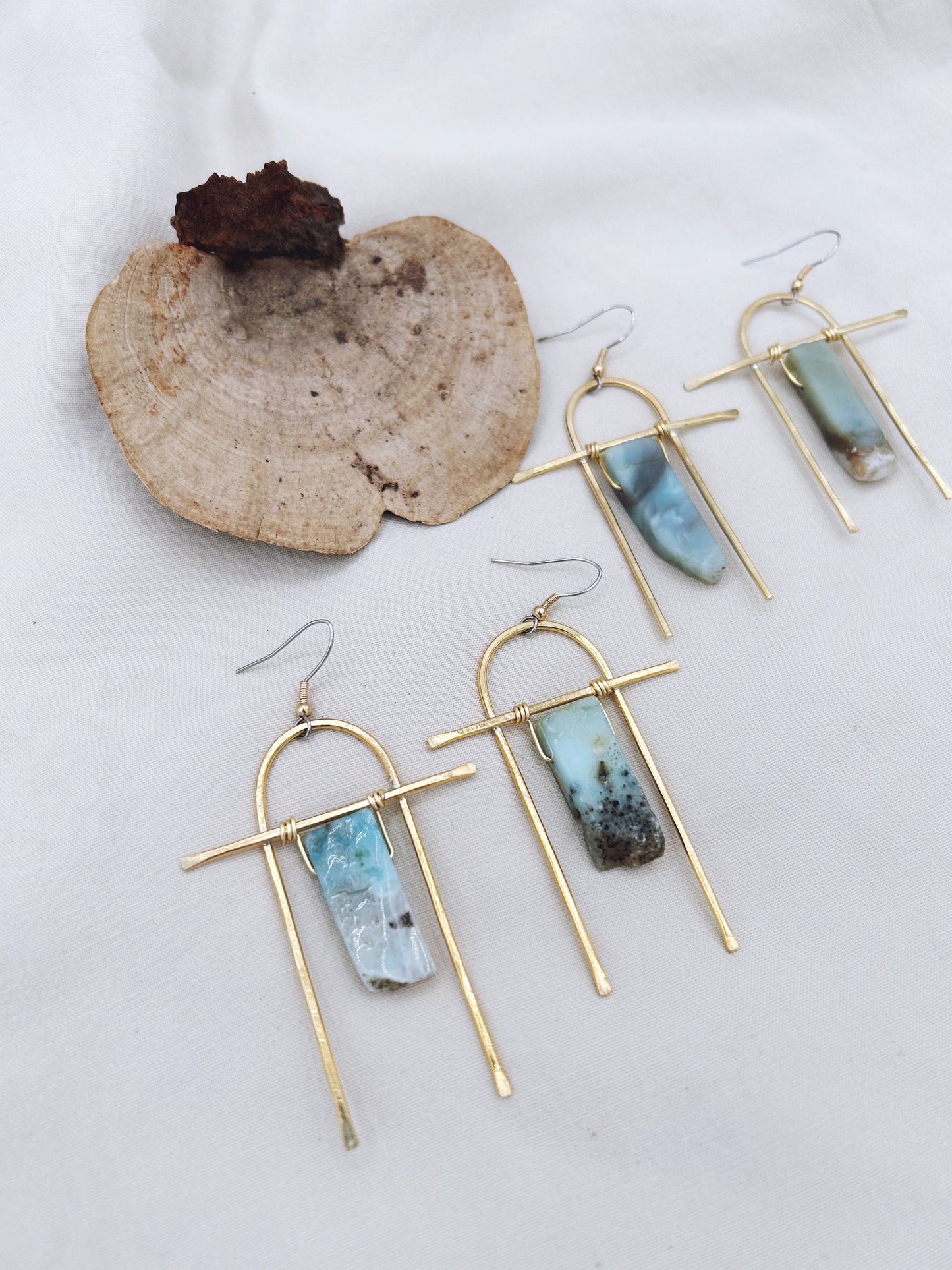 Amazonite Balance Earrings