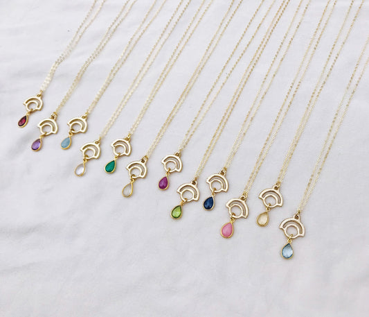 Arrival Birthstone Necklace