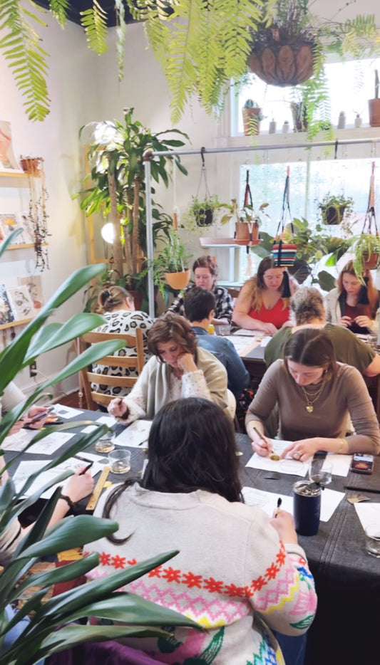 Galentines Etched Earring Workshop