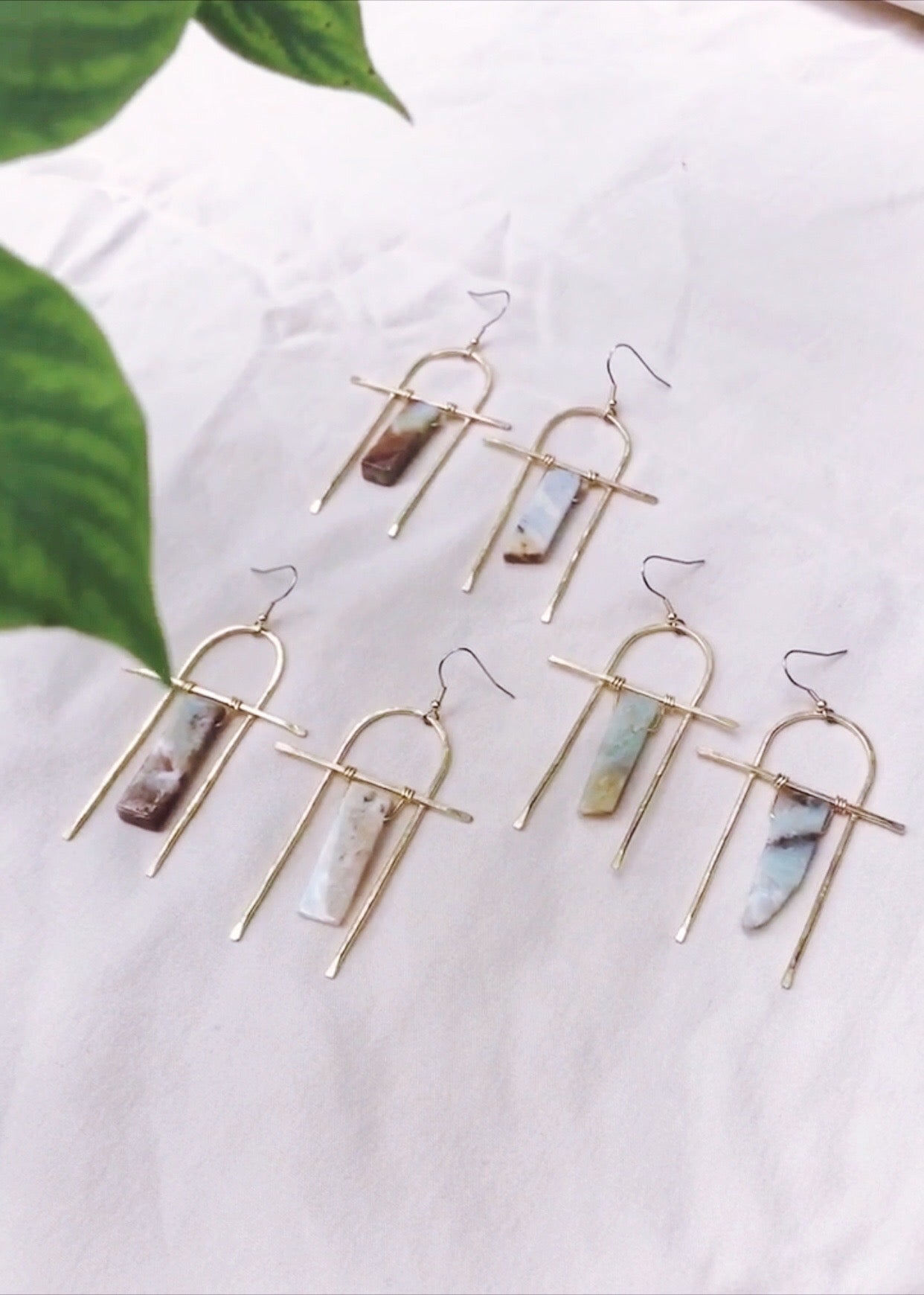 Amazonite Balance Earrings