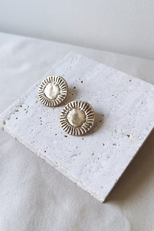Soleil Disc Earrings