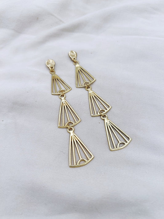 Sunbeam Earrings - Triple