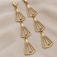 Sunbeam Earrings - Triple
